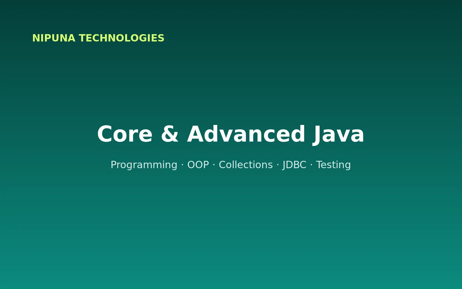 Java Course in Guntur practical training with instructor guidance