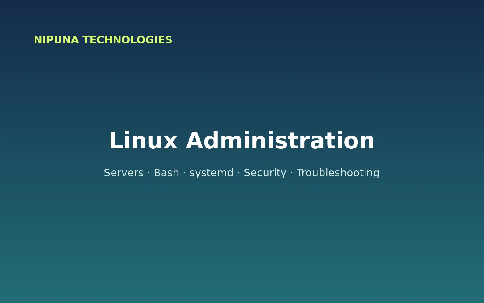 Linux Administration Course in Guntur practical training with instructor guidance